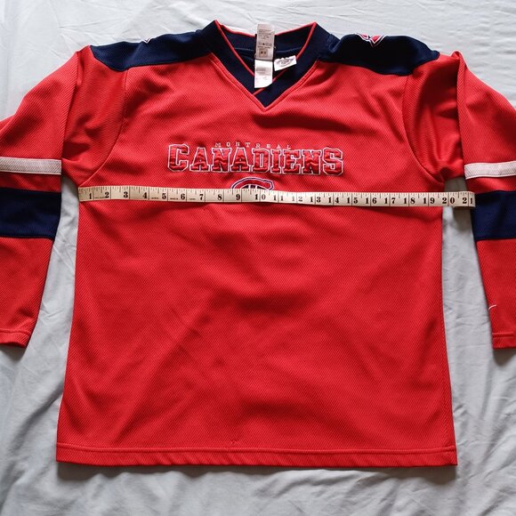 1990s Y2K Nike Team Montreal Canadiens Saku Koivu NHL Hockey Jersey Youth Large - Picture 9 of 16